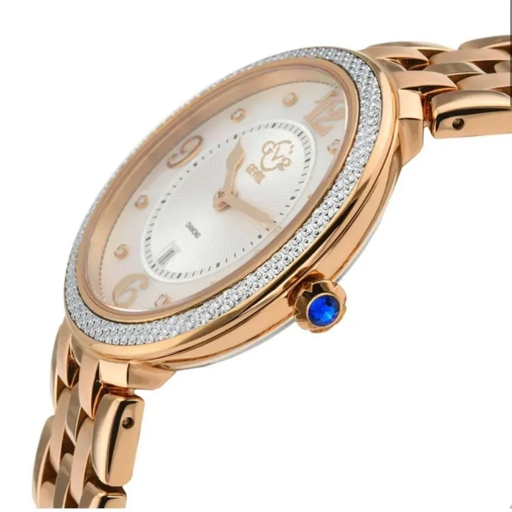 NEW Gevril Verona Diamond Bracelet Watch, 37mm - 0.05 ctw.